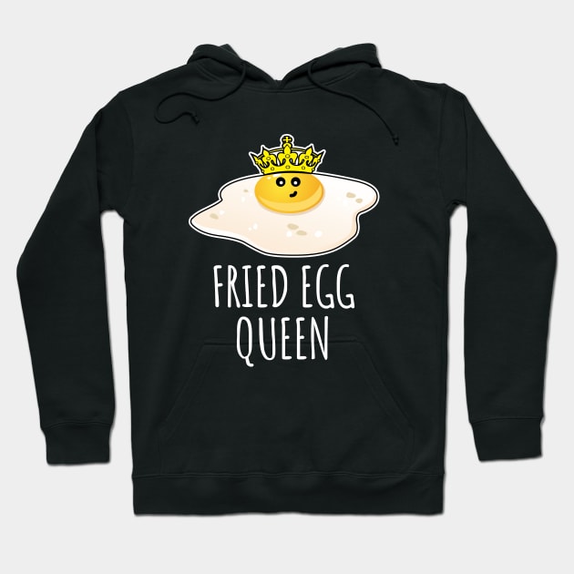 Fried Egg Queen Hoodie by LunaMay